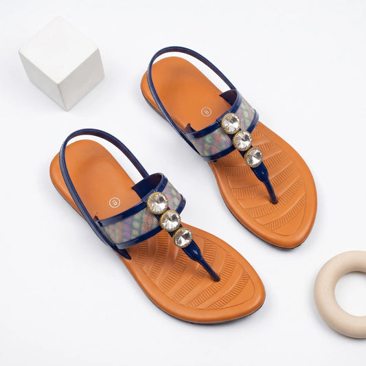 Crystal Muse Flat Sandal