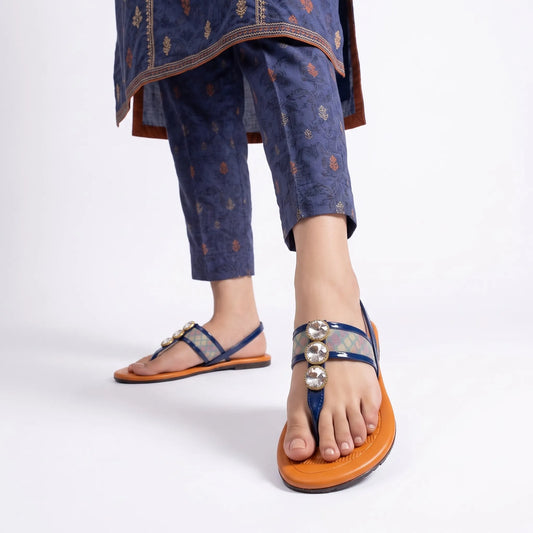 Crystal Muse Flat Sandal