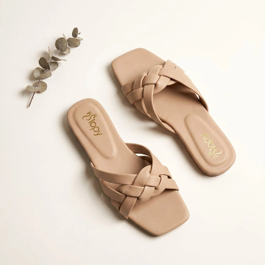 Luxe Braided Strap – Beige