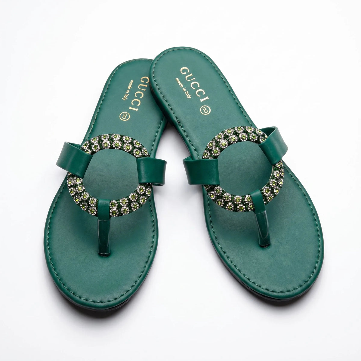 Luxe Emerald Circle - Green
