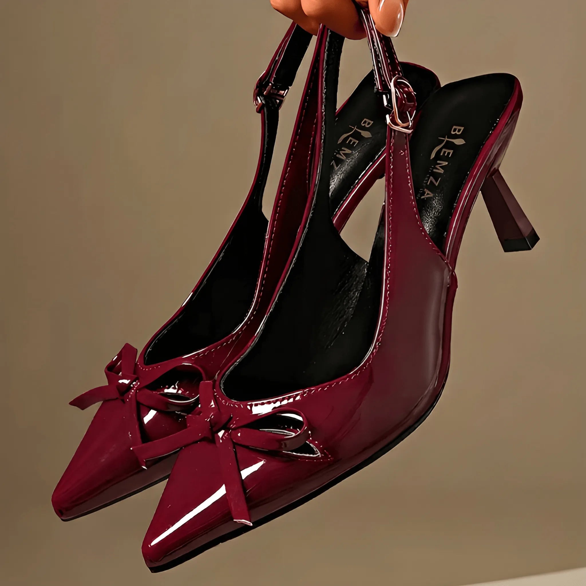 Bow Luxe Heel - Red