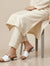 Chic Mini Heel with Grip Sole - White