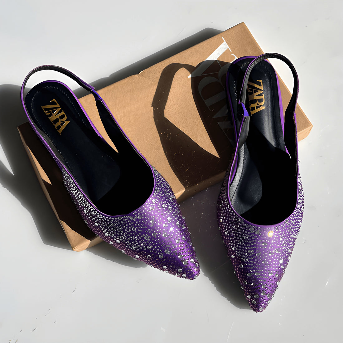 Classic Comfort Flats - Purple