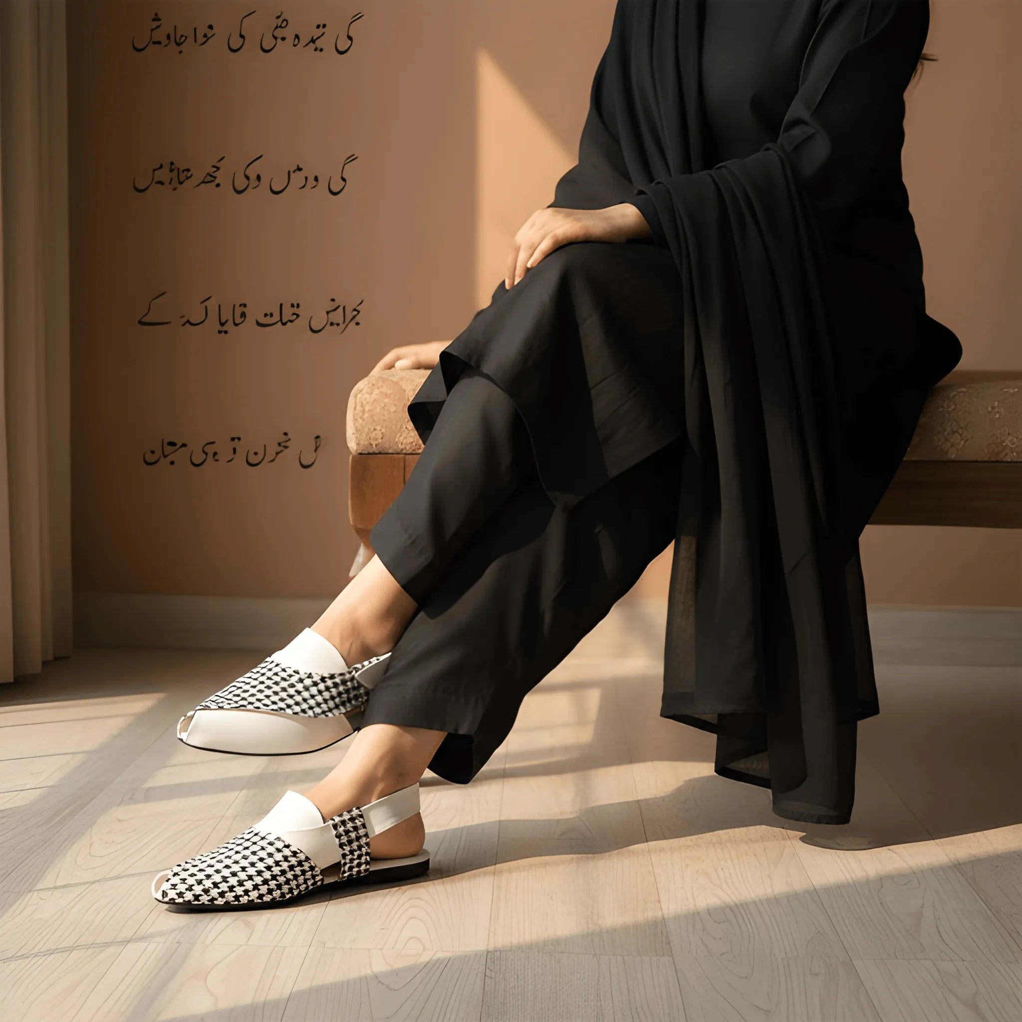 Classic Peshawari Sandal - White