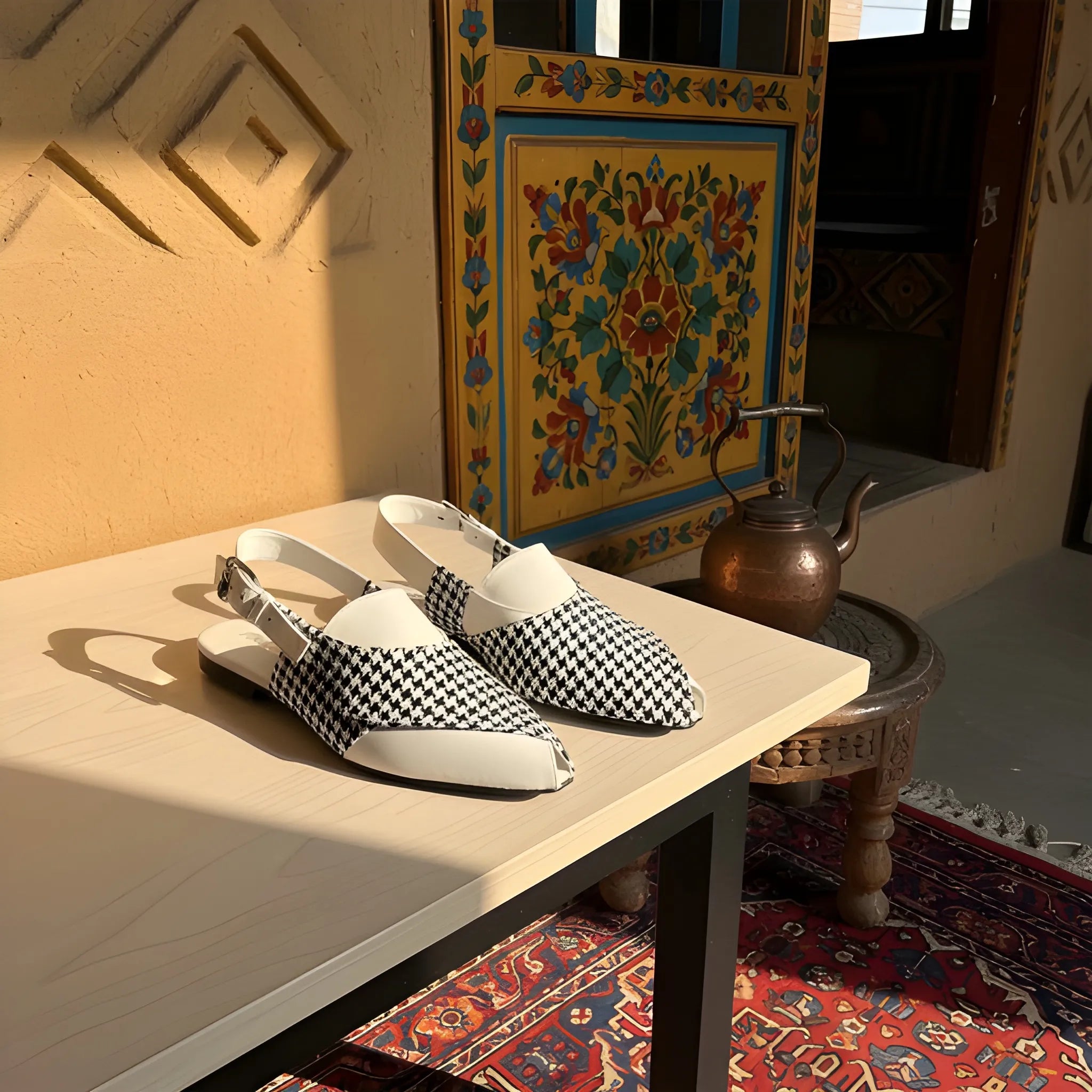 Classic Peshawari Sandal - White