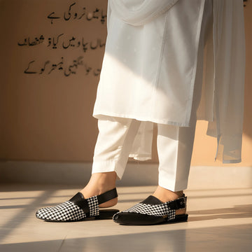 Classic Peshawari Sandal - White