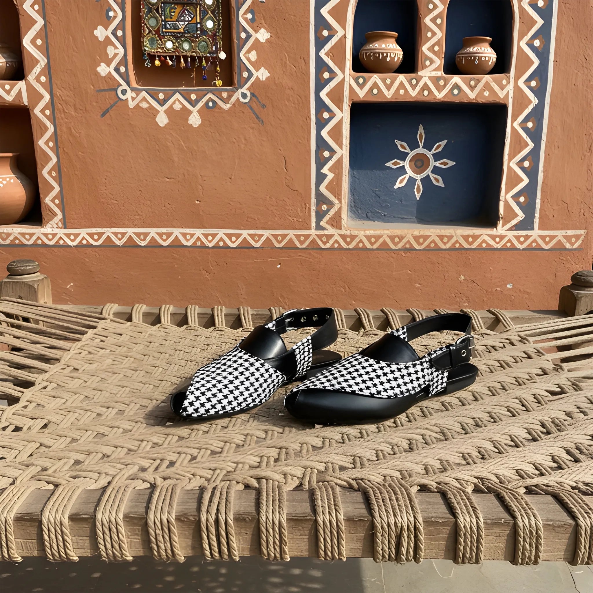 Classic Peshawari Sandal - White