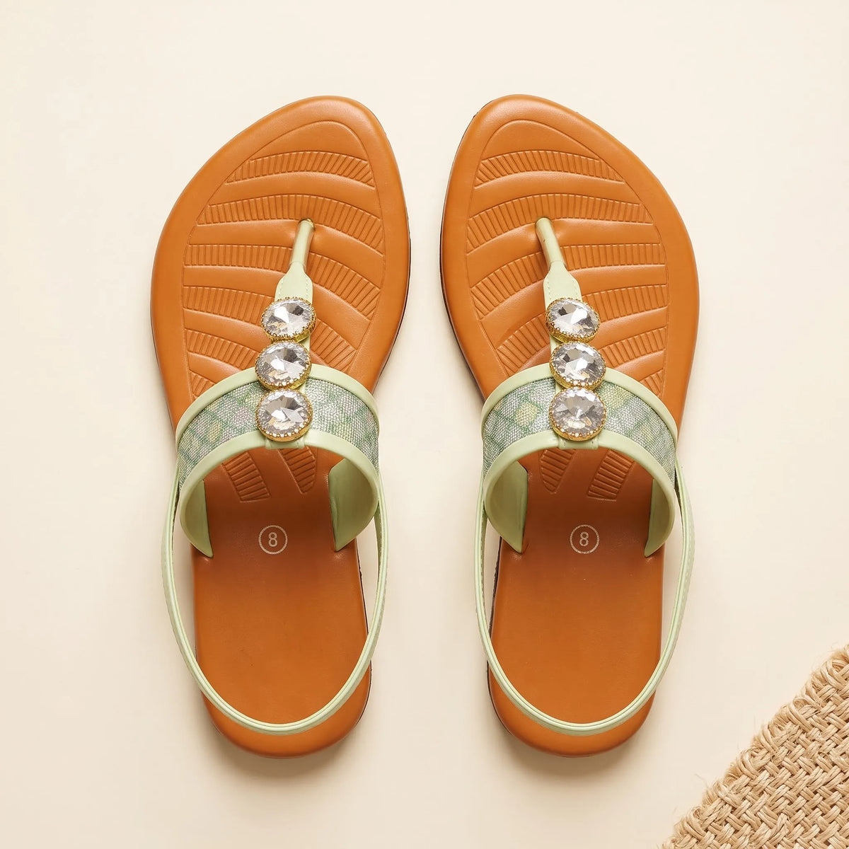 Crystal Muse Flat Sandal