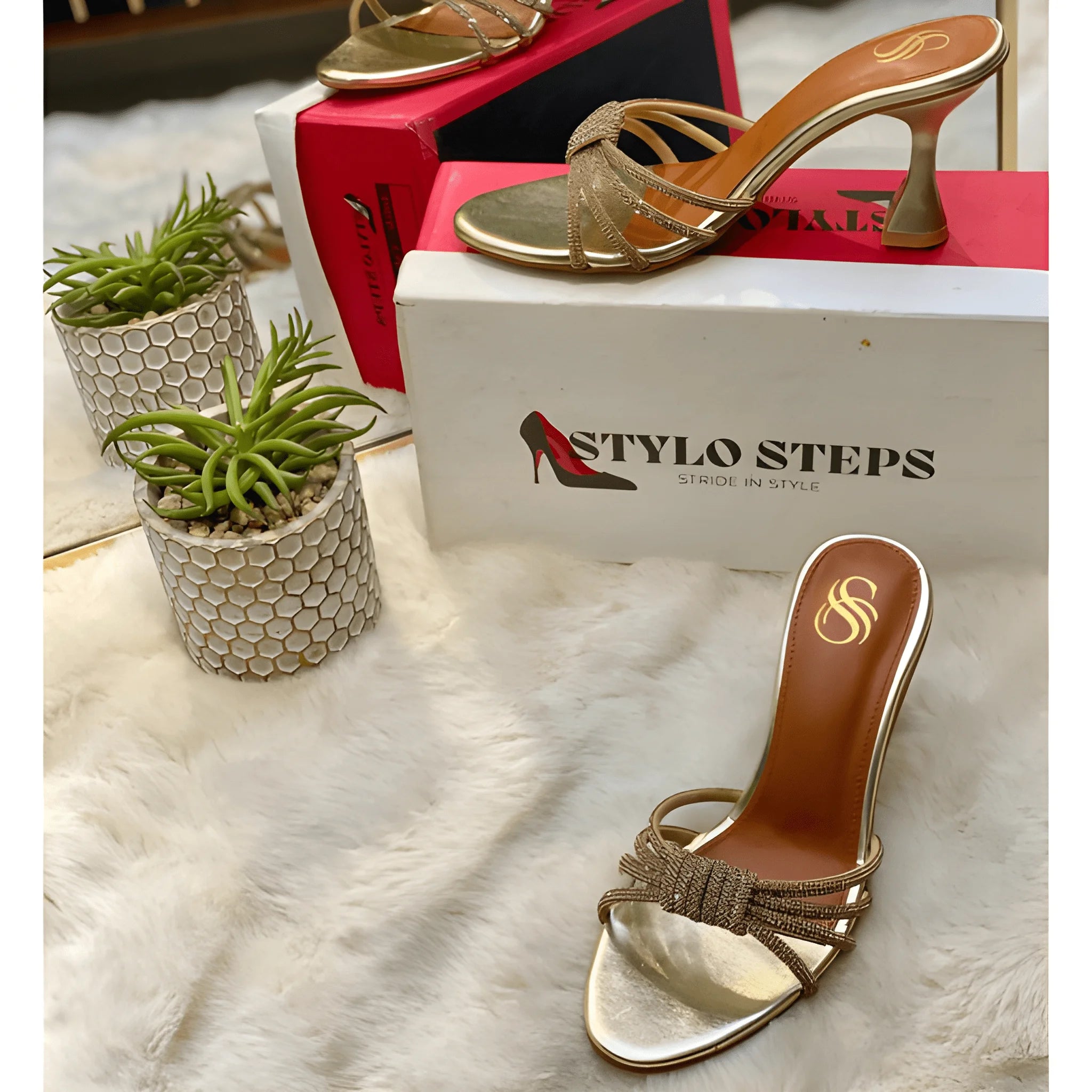 Dream Touch Heel - Gold