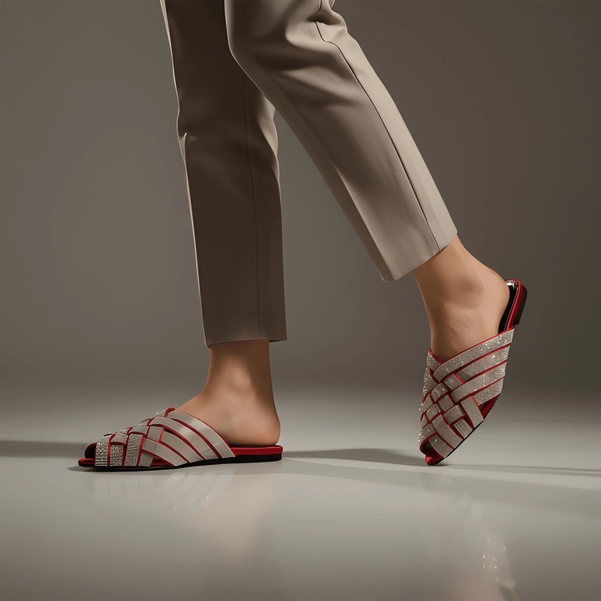 Eleganzia Comfort Flat - Red