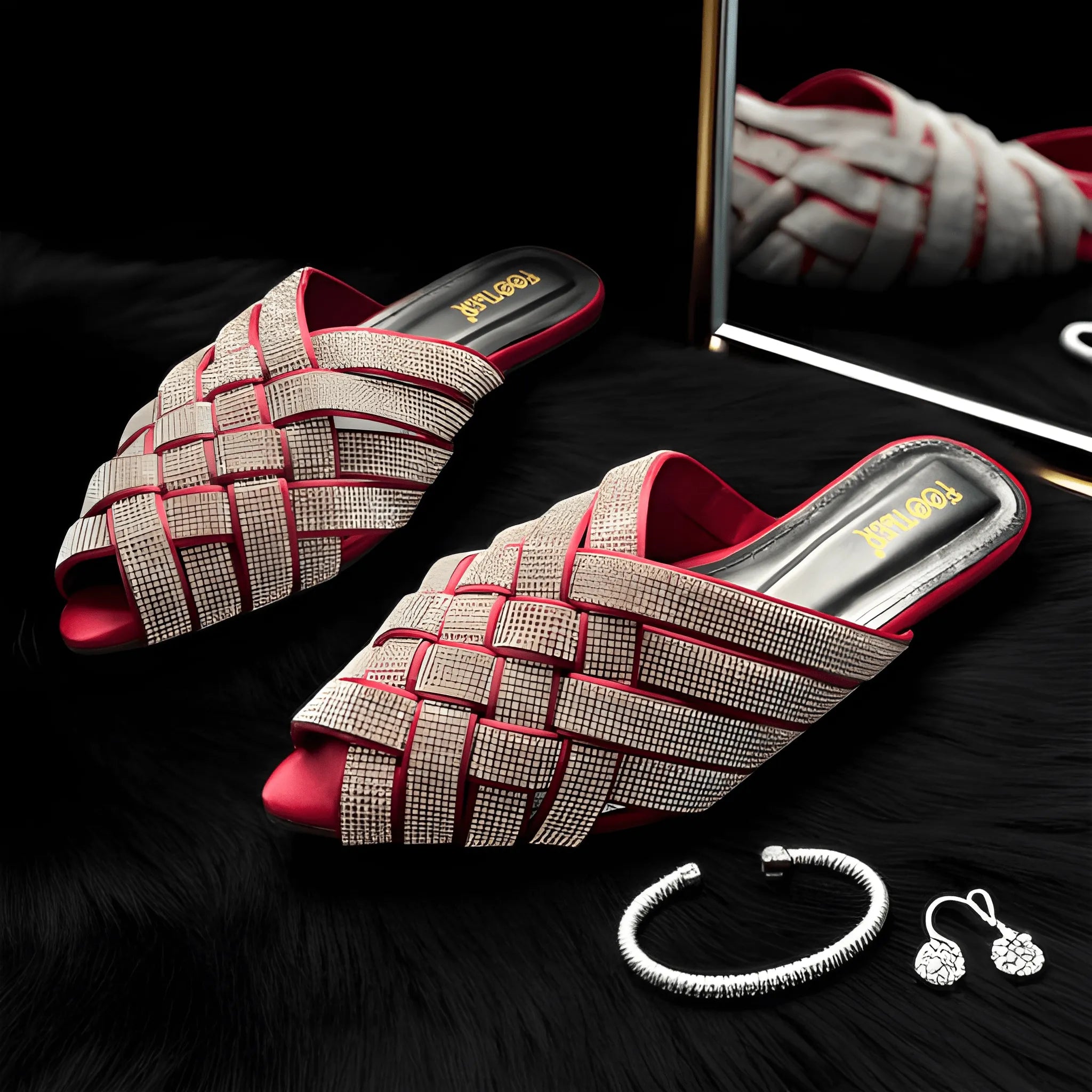 Eleganzia Comfort Flat - Red
