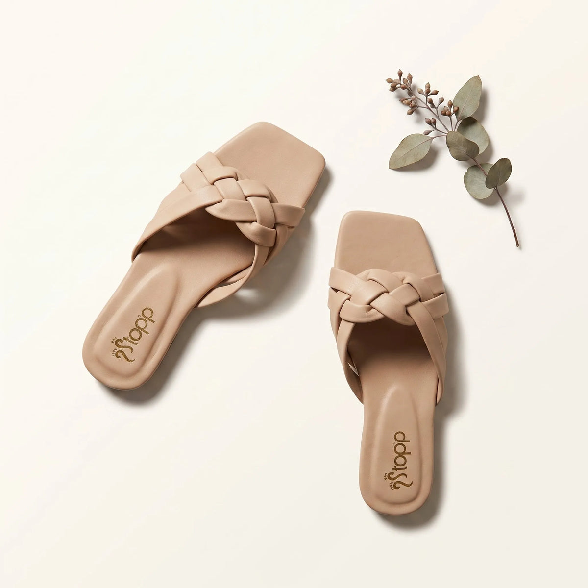 Luxe Braided Strap – Beige