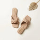 Luxe Braided Strap – Beige