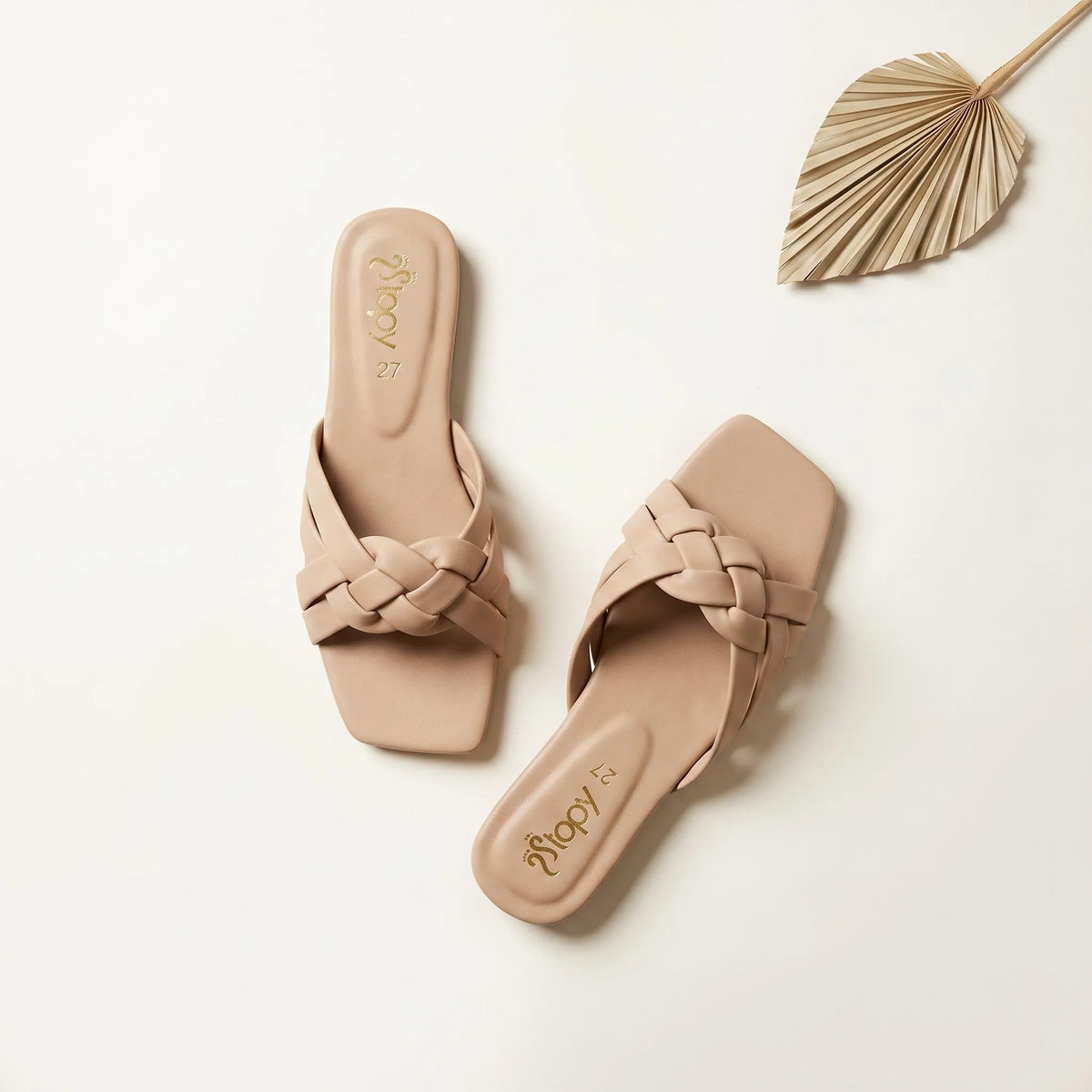 Luxe Braided Strap – Beige