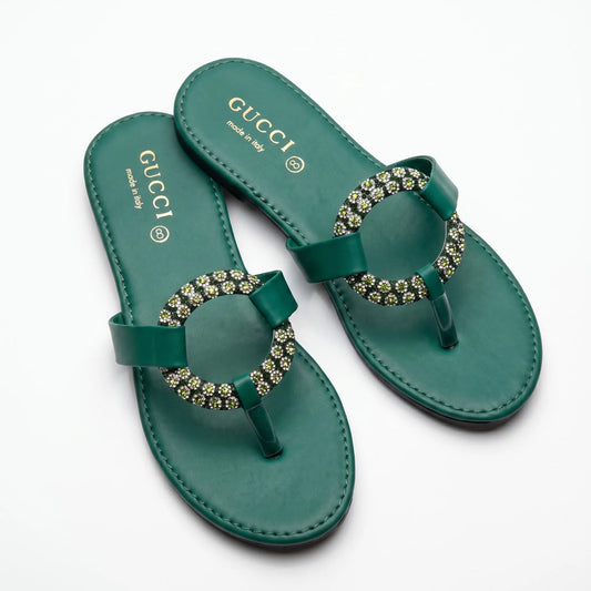 Luxe Emerald Circle - Green