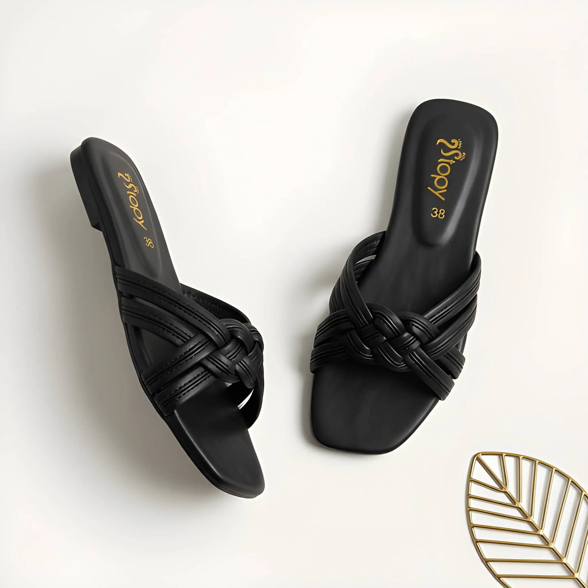 Luxe Knot Strap Slipper