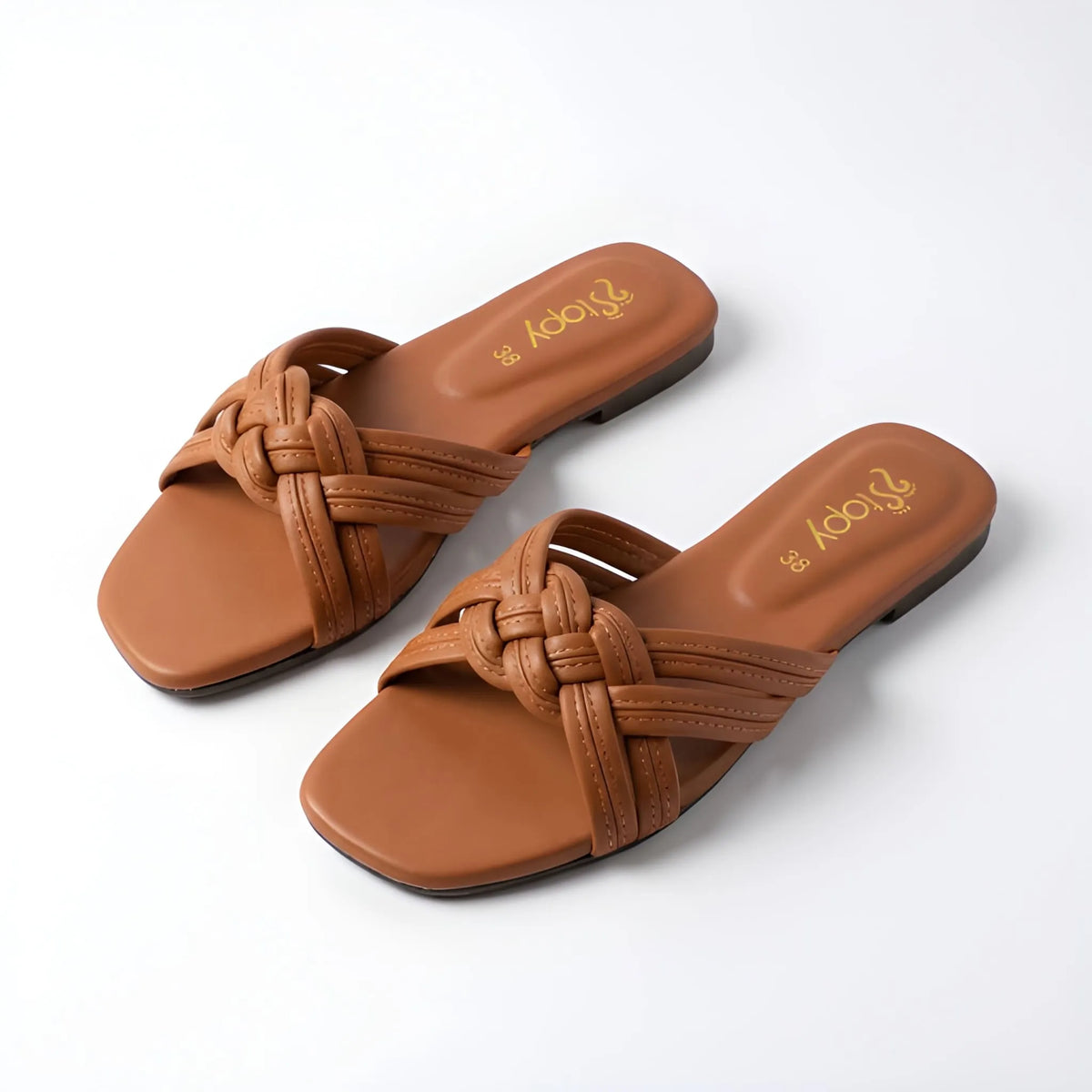 Luxe Knot Strap Slipper
