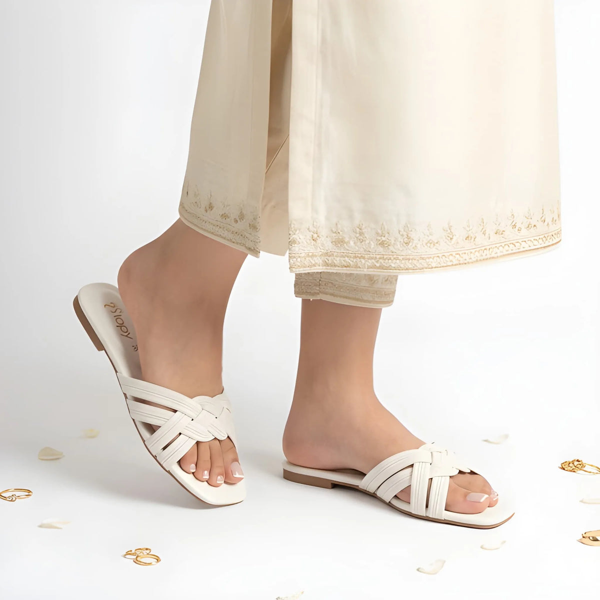 Luxe Knot Strap Slipper