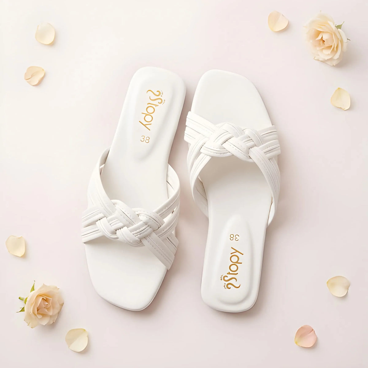 Luxe Knot Strap Slipper
