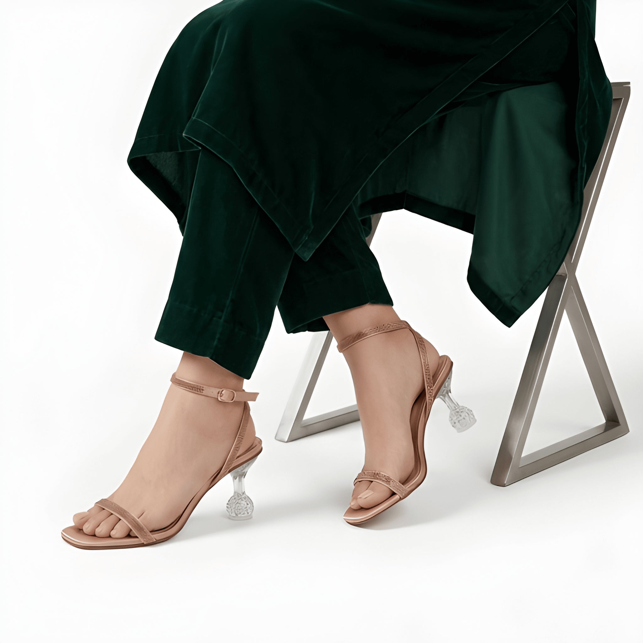 Luxe Party Heel - Gold