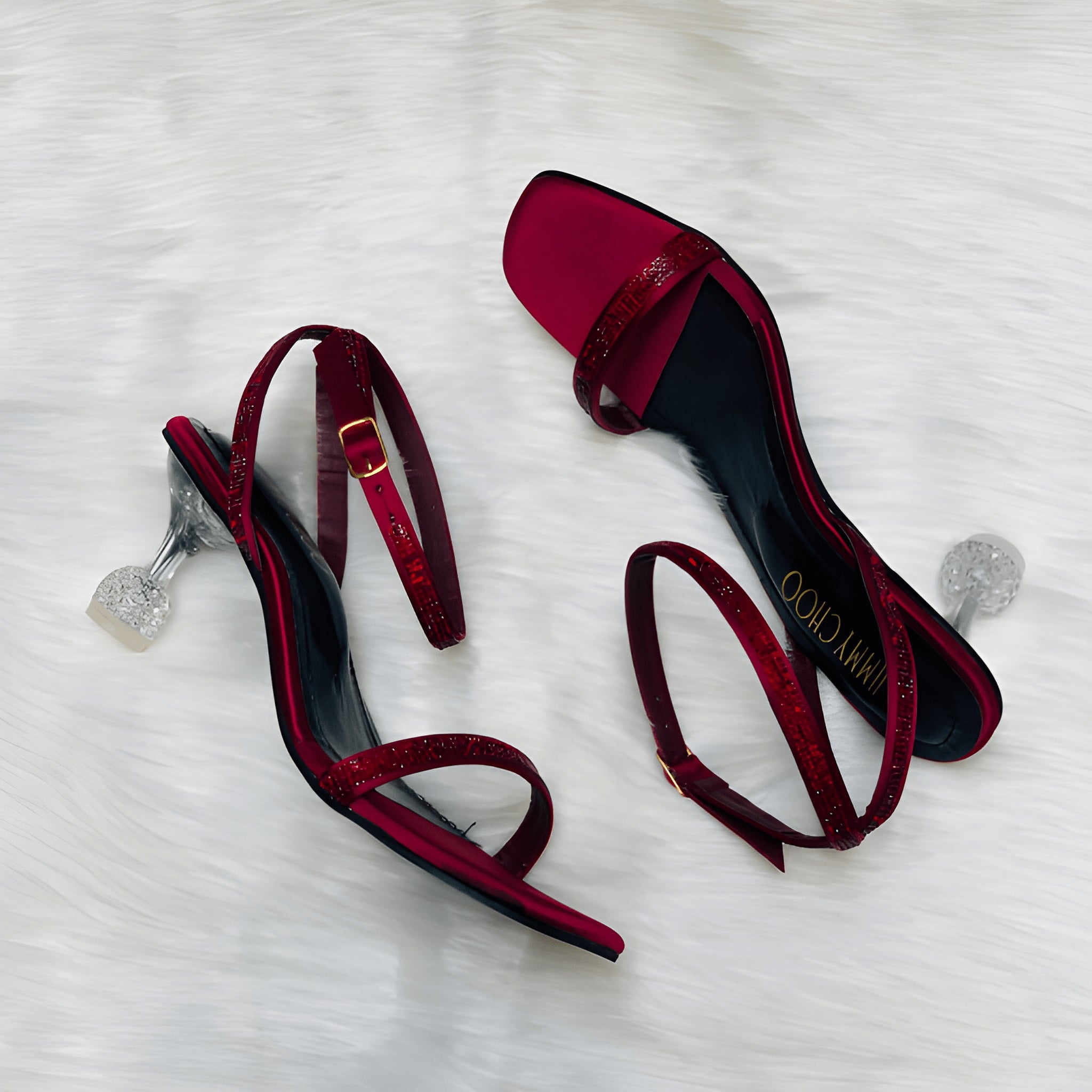 Luxe Party Heel - Maroon