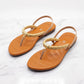 Luxe Woven Backstrap Flat Sandal
