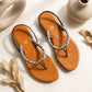 Luxe Woven Backstrap Flat Sandal