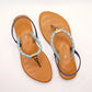 Luxe Woven Backstrap Flat Sandal