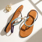 Luxe Woven Backstrap Flat Sandal