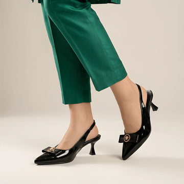 Medusa Style Heel - Black