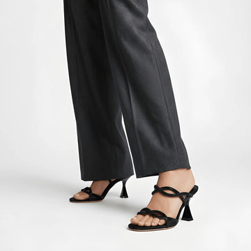 Mesh Glam Heel - Black