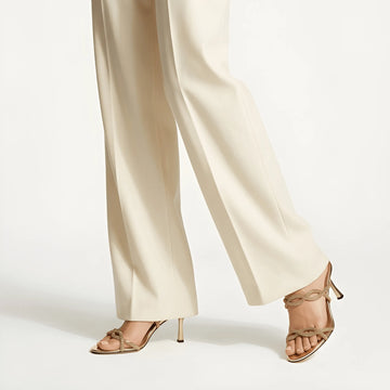 Mesh Glam Heel - Gold