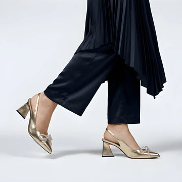 Minimalist Corded Heel - Gold