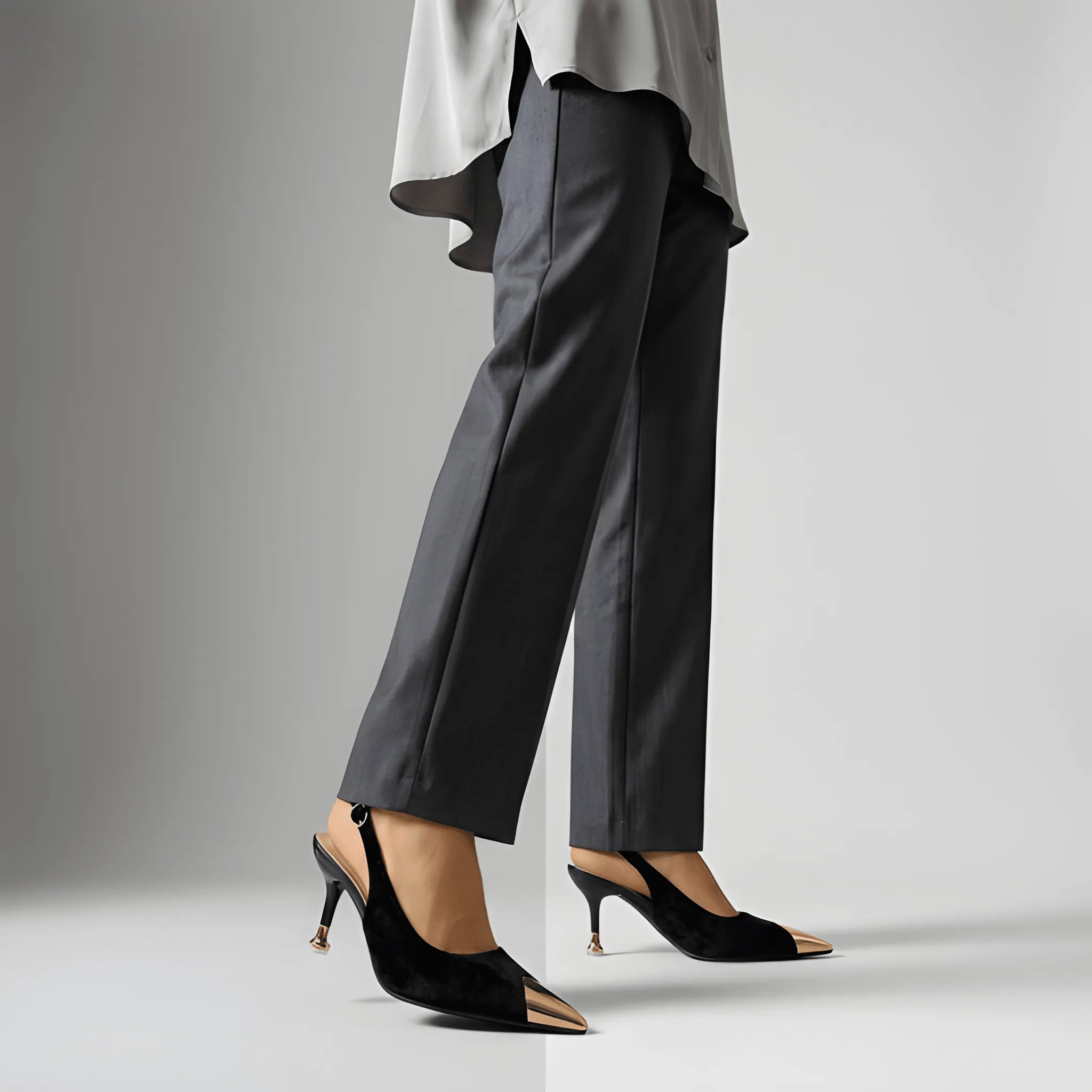 Pointed Glam Heels - Red