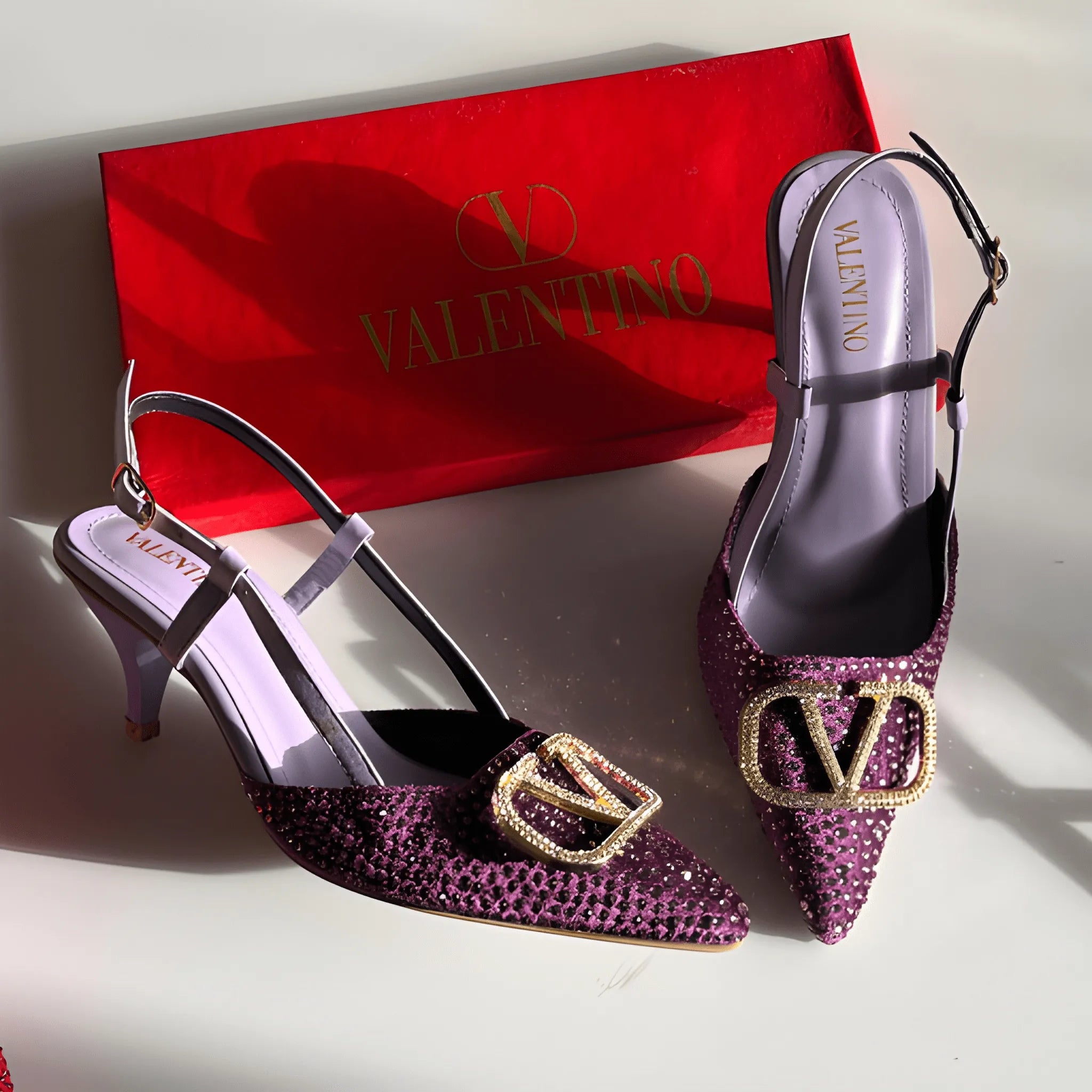Royal Touch Heel - Purple