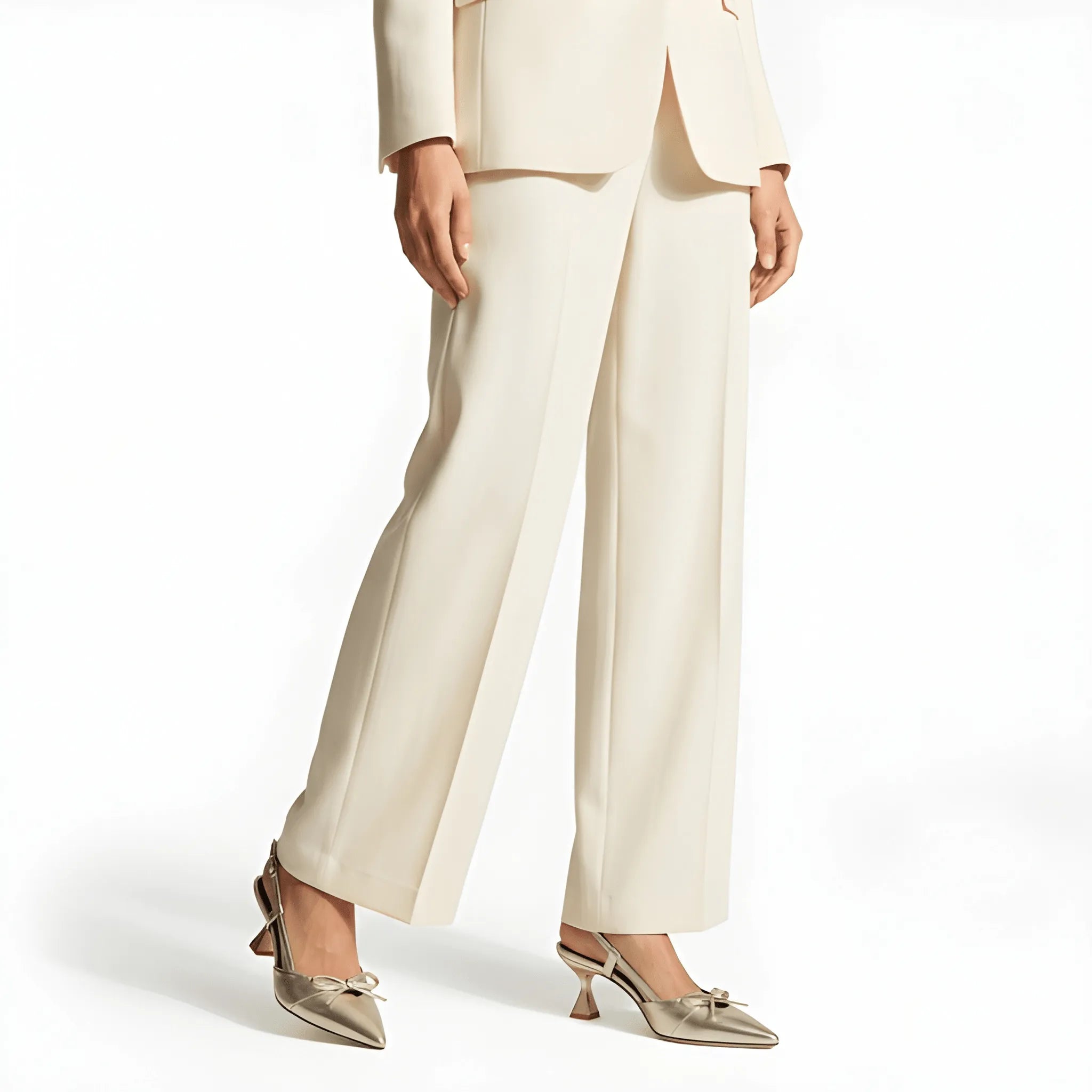 Runway Inspired Tie Heel - Silver