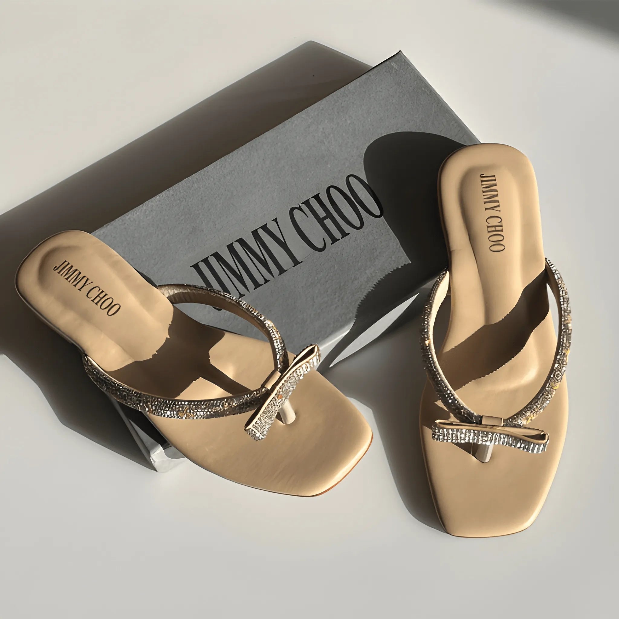 Runway Style Flat Slipper - Fawn