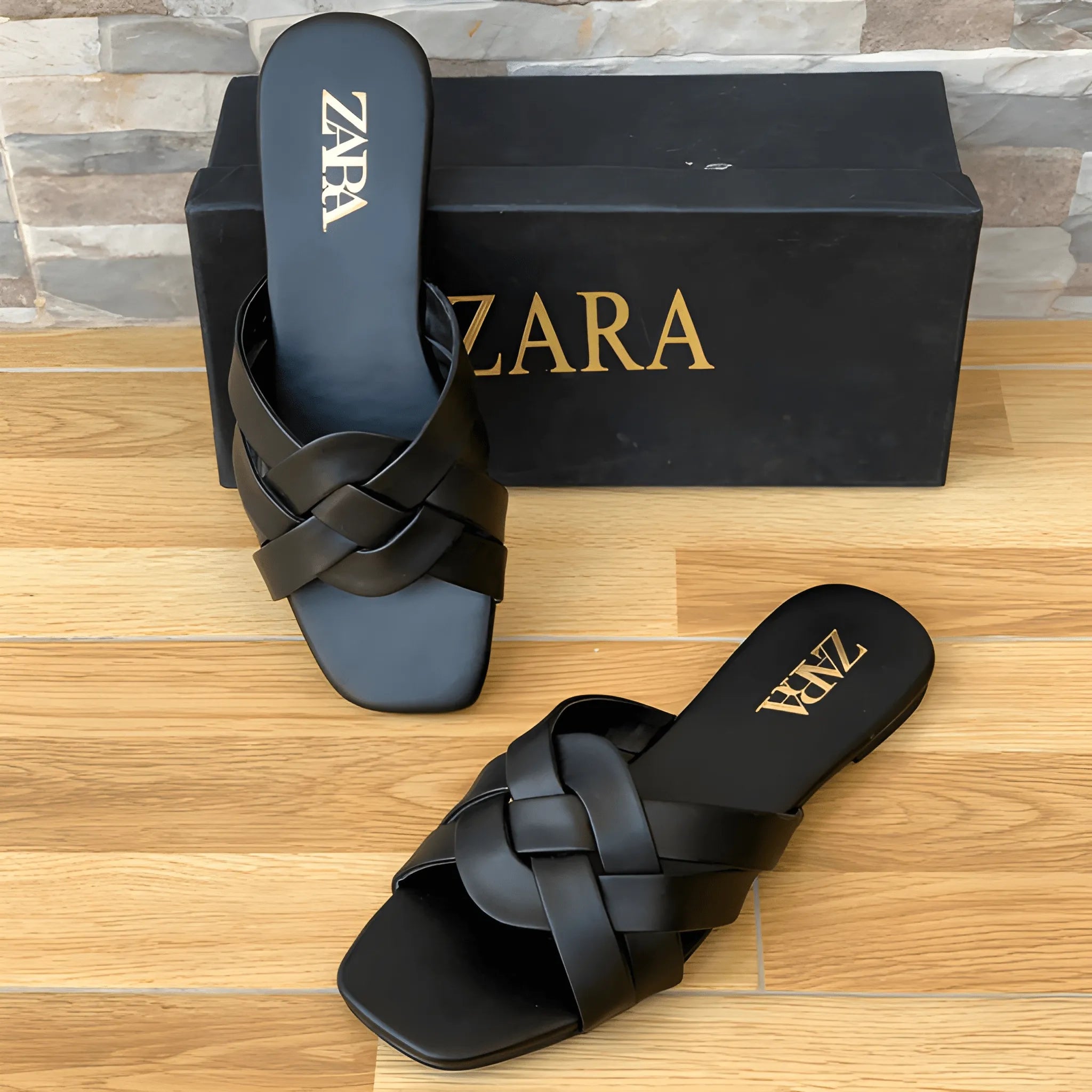Simple Strappy Style - Black