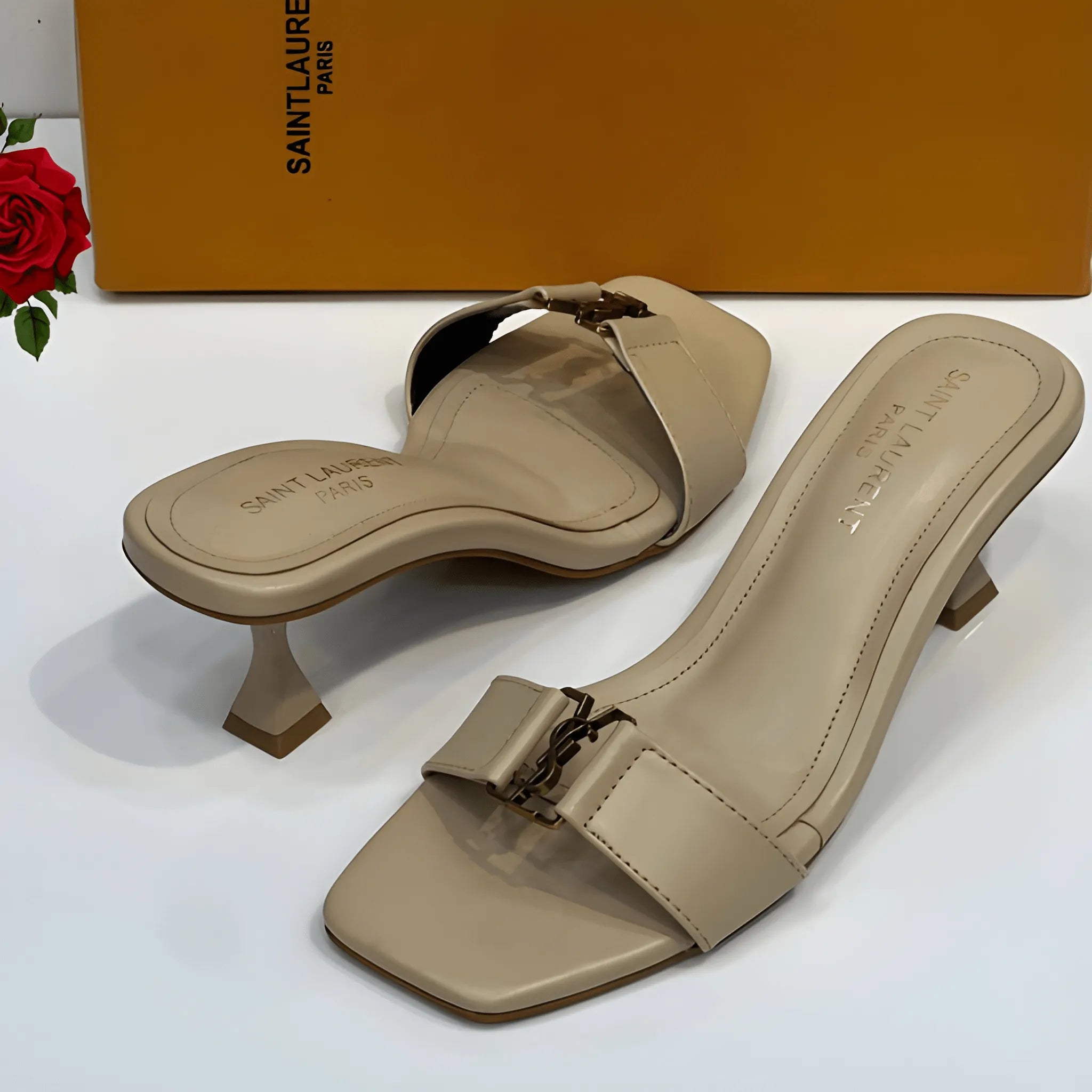 Slim Point Kitten Heel - Fawn