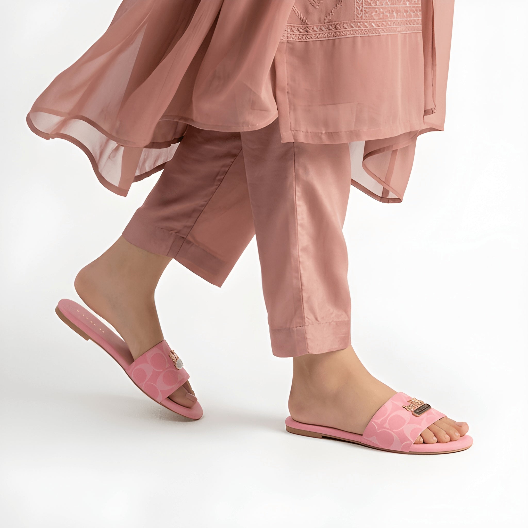Soft Pink Slide Slipper