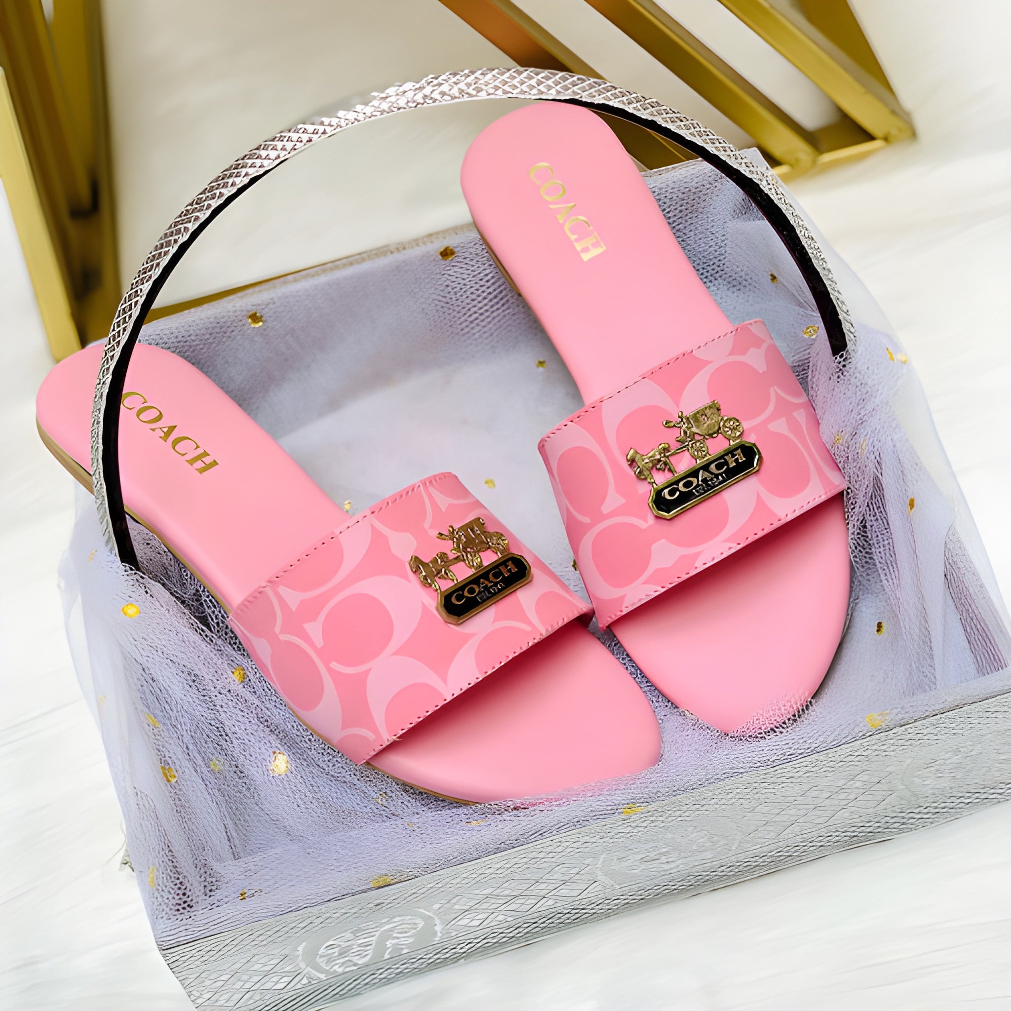 Soft Pink Slide Slipper