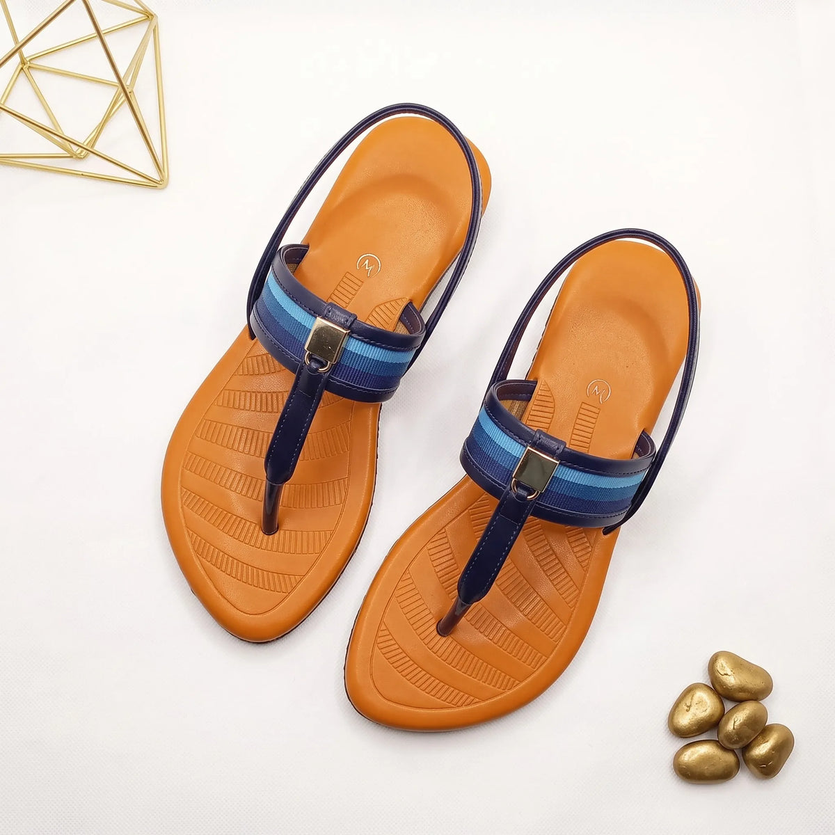 Striped Grace Sandal