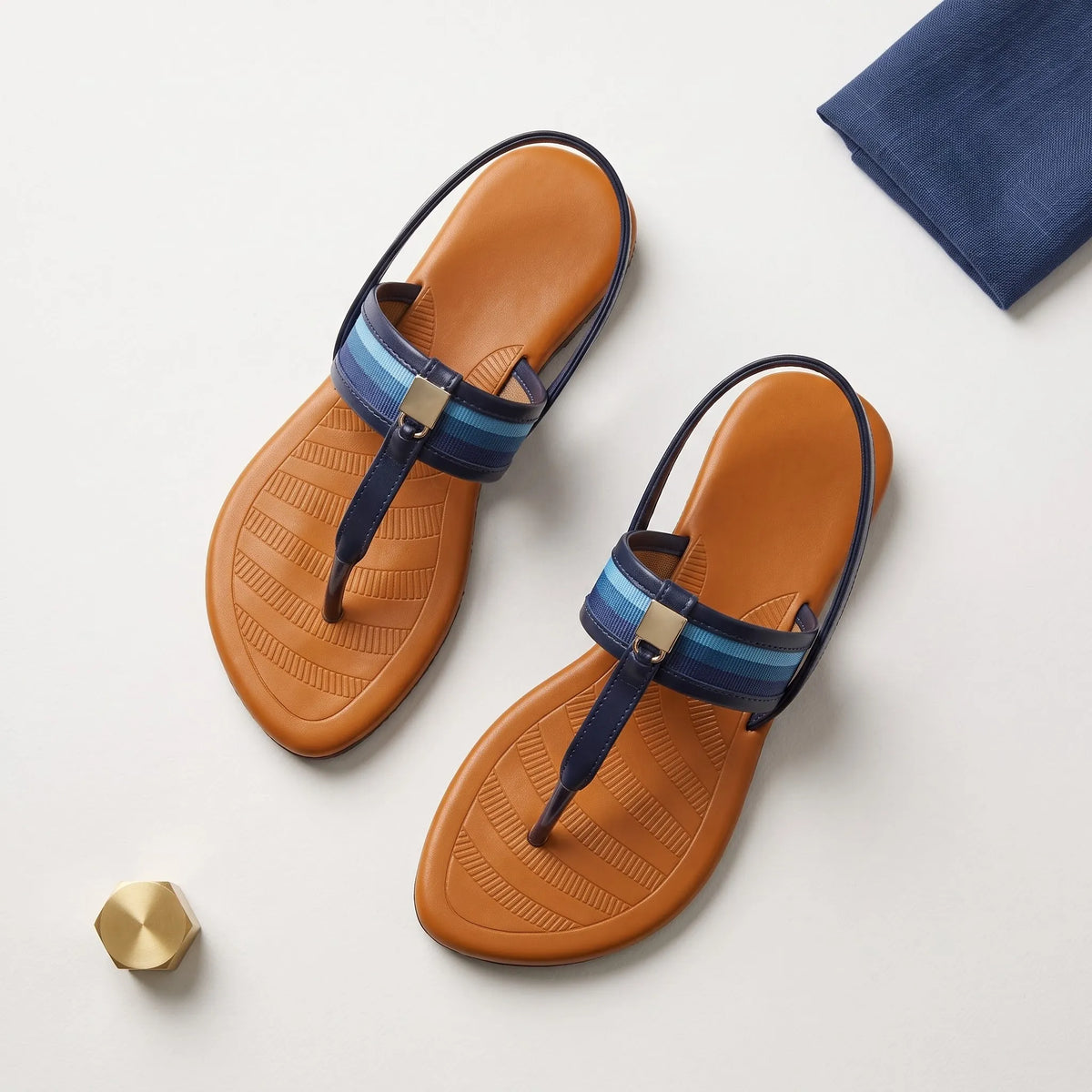 Striped Grace Sandal