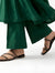 Studded Comfort 1” Low Heel Sandals - Black