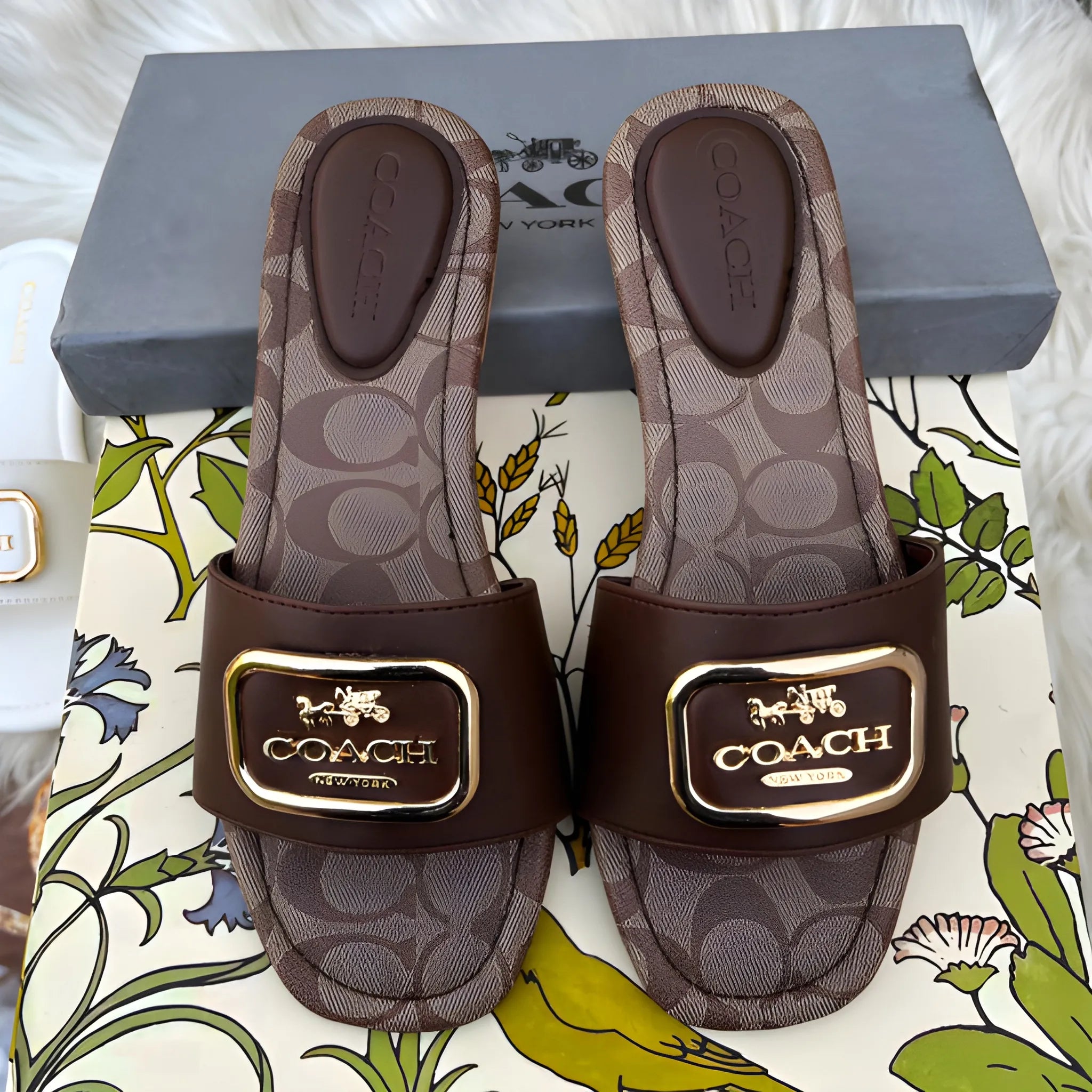 The Starburst Pointed Flat - Brown
