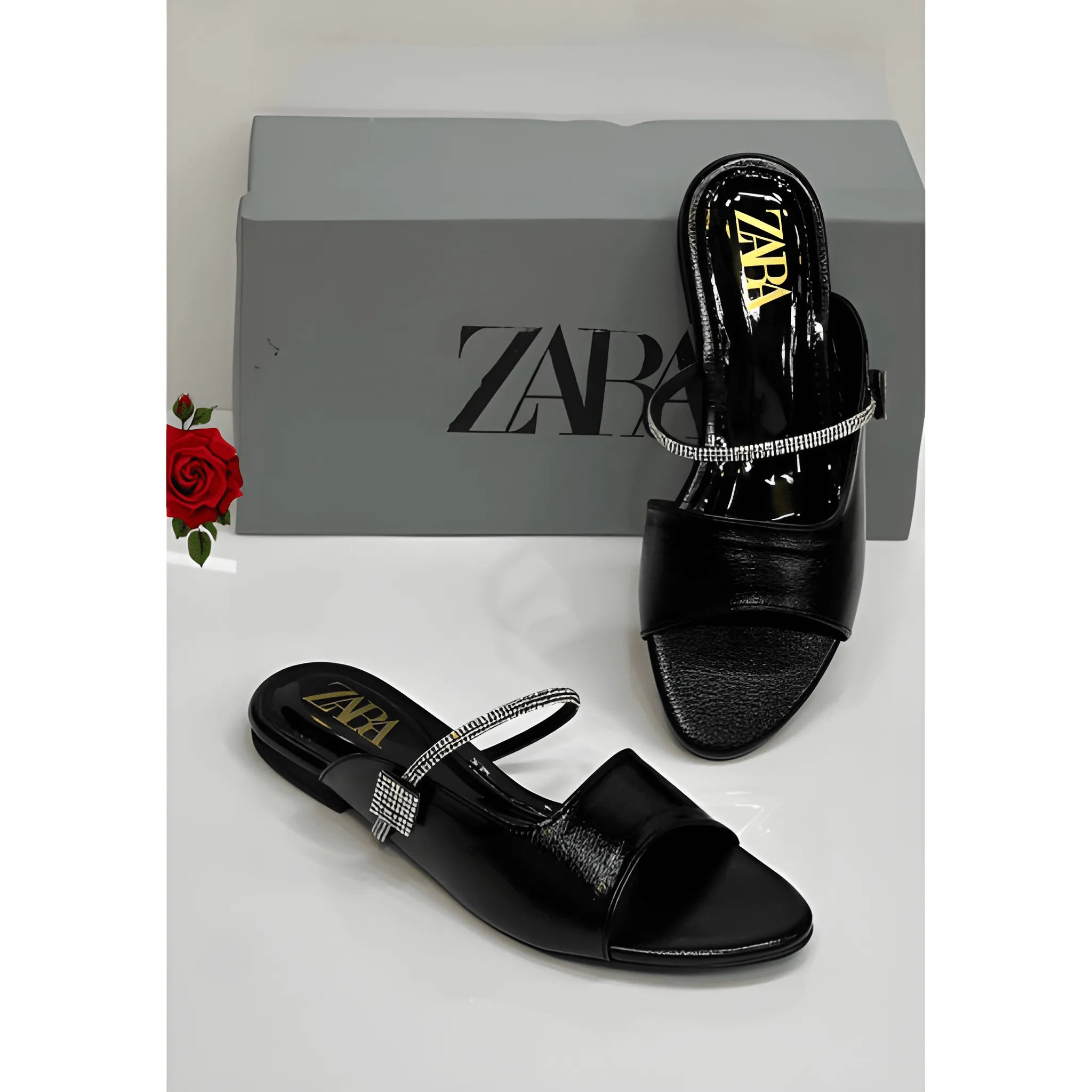 Urban Luxe Slipper - Black